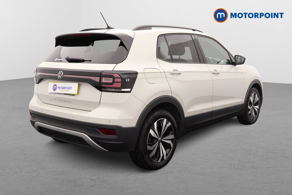 Volkswagen T-Cross Black Edition Manual Petrol SUV - Stock Number (1548914) - Drivers side rear corner