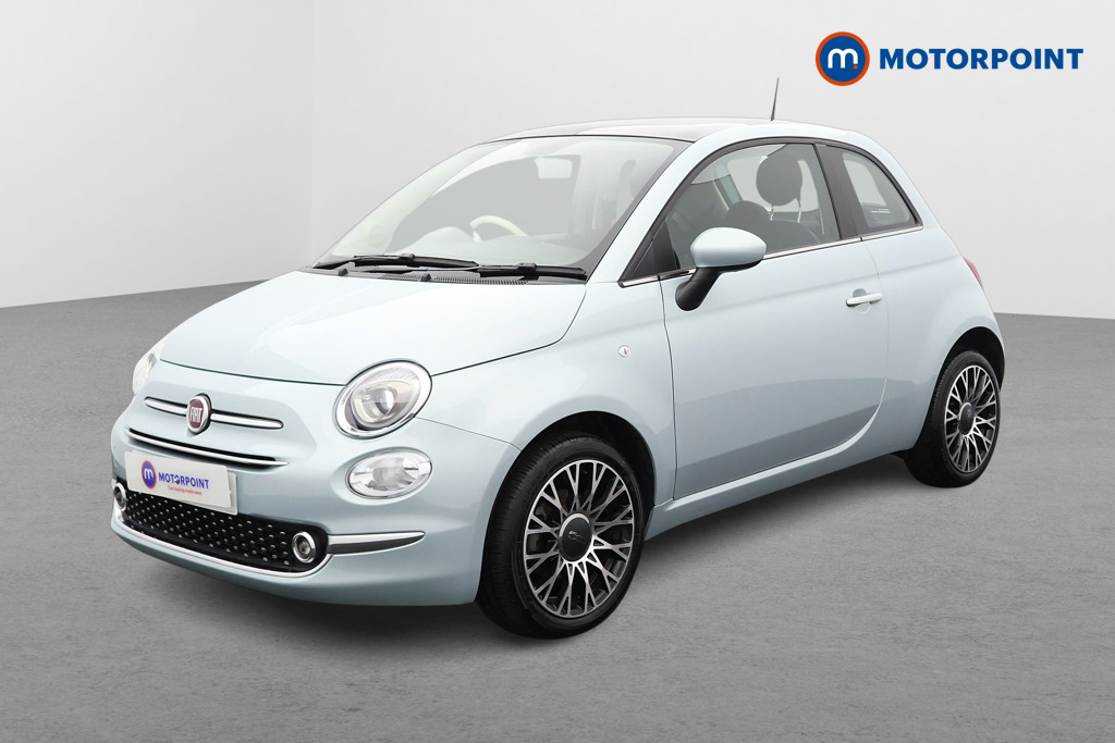 Fiat 500 TOP Manual Petrol-Electric Hybrid Hatchback - Stock Number (1555617) - Passenger side front corner