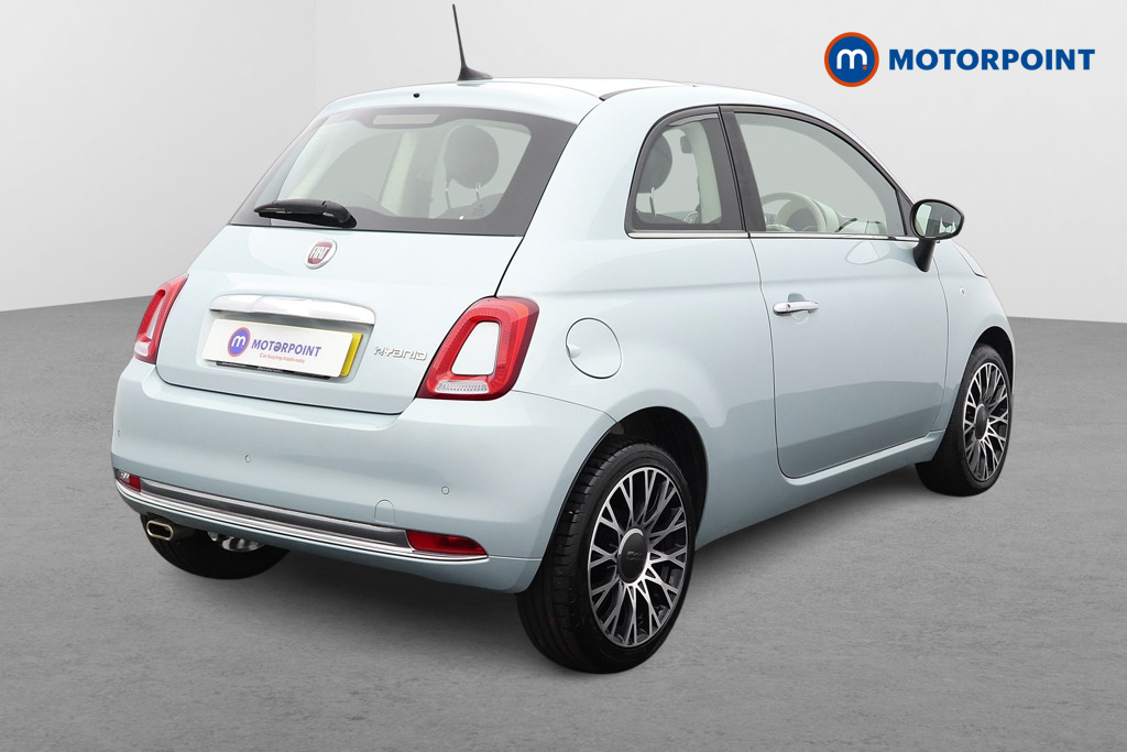Fiat 500 TOP Manual Petrol-Electric Hybrid Hatchback - Stock Number (1555617) - Drivers side rear corner