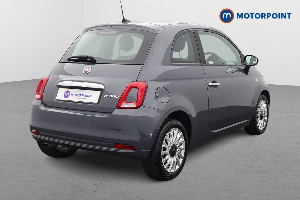 Fiat 500 Lounge Manual Petrol-Electric Hybrid Hatchback - Stock Number (1555852) - Drivers side rear corner
