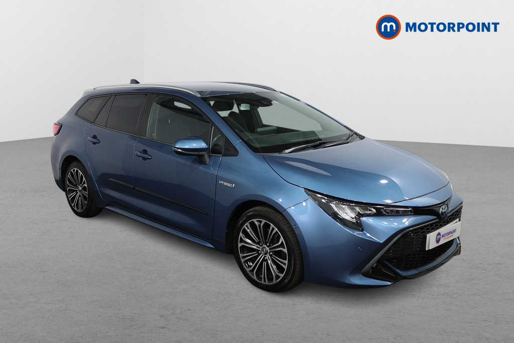 Toyota Corolla Design Automatic Petrol-Electric Hybrid Estate - Stock Number (1556569) - Drivers side front corner