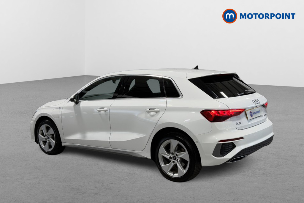 Audi A3 S Line Automatic Petrol Plug-In Hybrid Hatchback - Stock Number (1550573) - Passenger side rear corner