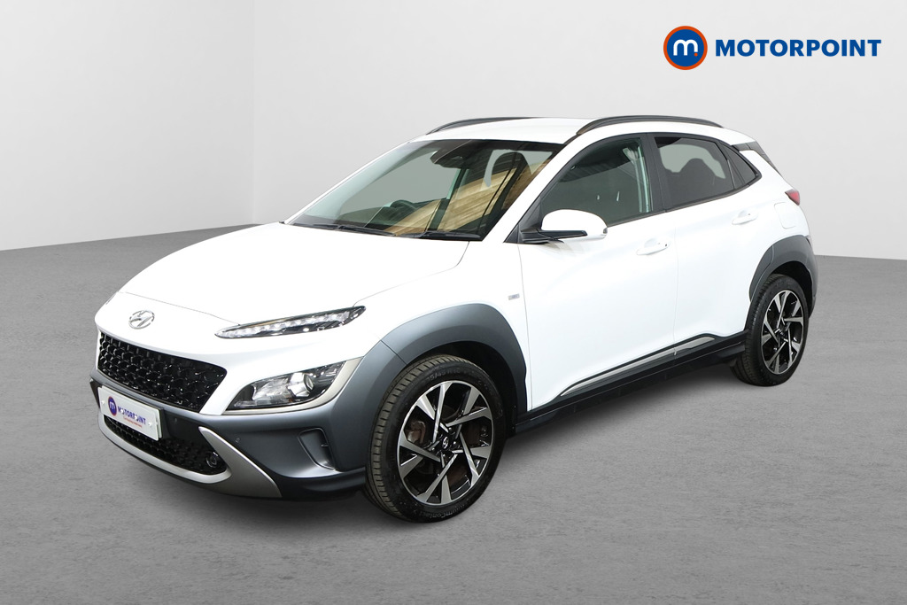 Hyundai Kona Premium Manual Petrol-Electric Hybrid SUV - Stock Number (1551152) - Passenger side front corner