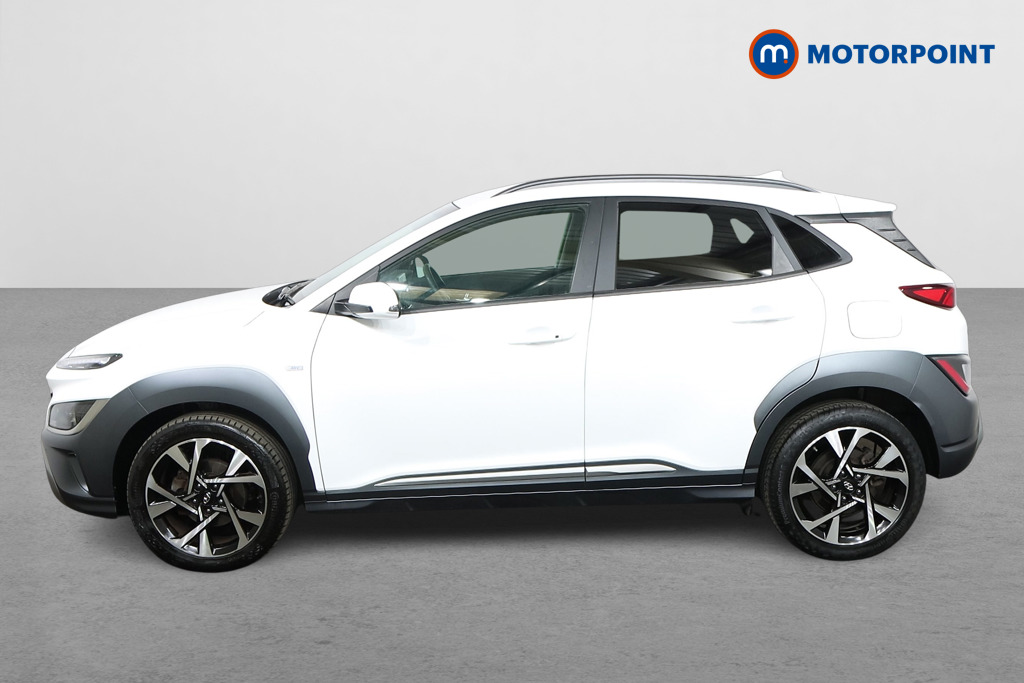 Hyundai Kona Premium Manual Petrol-Electric Hybrid SUV - Stock Number (1551152) - Passenger side