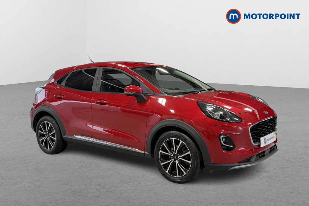 Ford Puma Titanium Manual Petrol-Electric Hybrid SUV - Stock Number (1552442) - Drivers side front corner