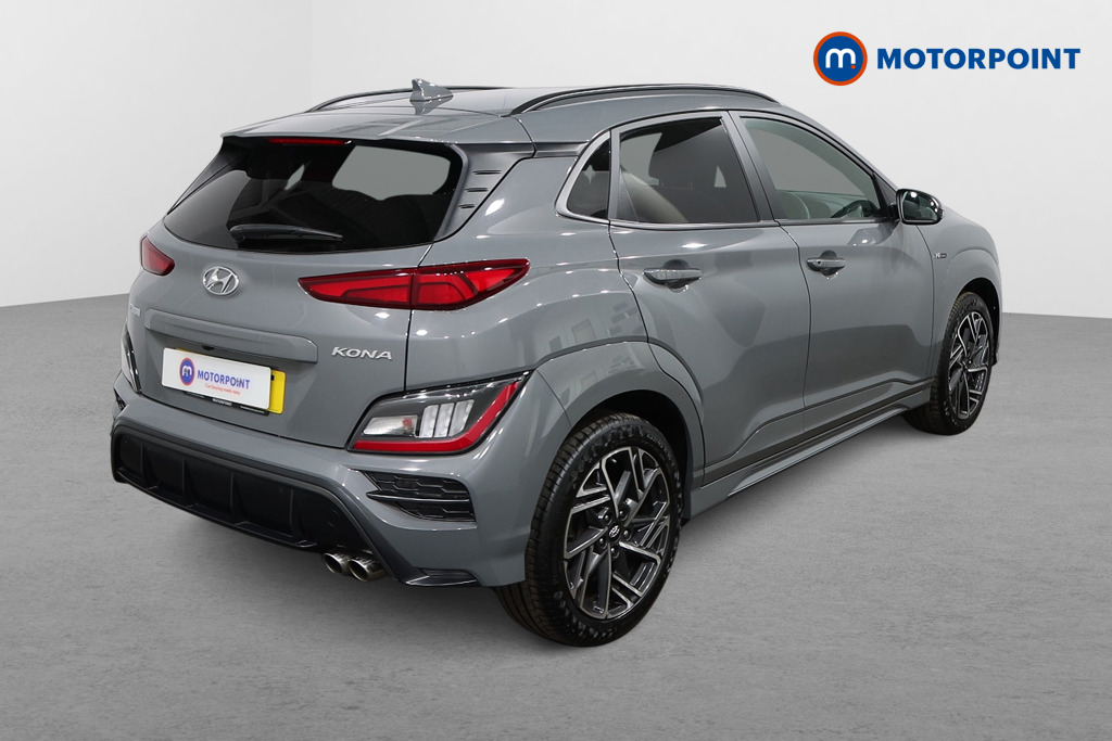 Hyundai Kona N Line Manual Petrol-Electric Hybrid SUV - Stock Number (1553645) - Drivers side rear corner
