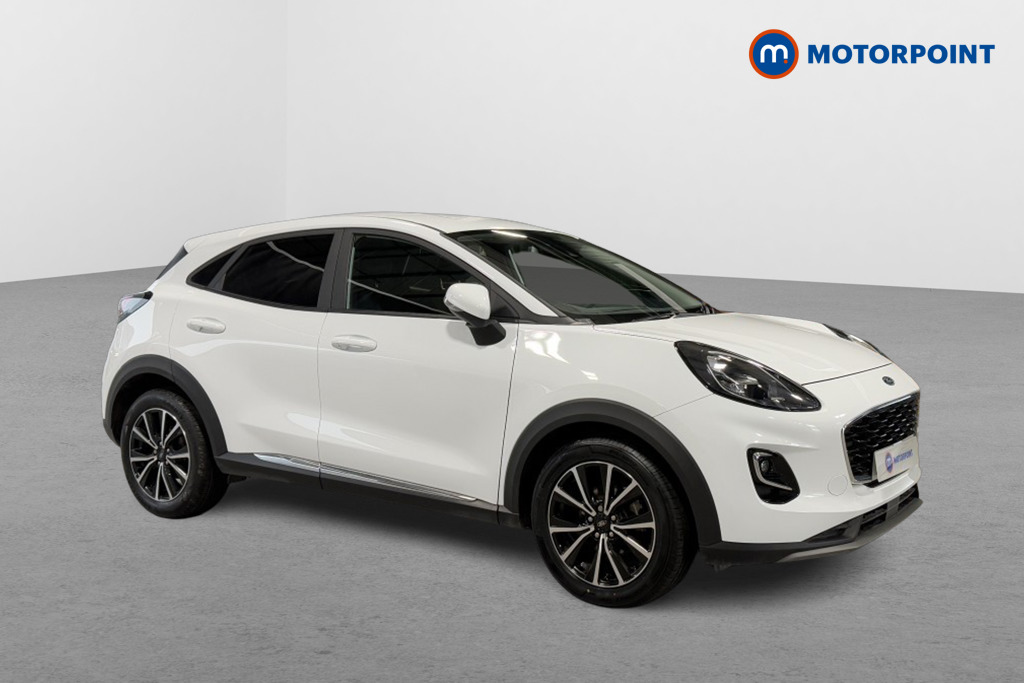 Ford Puma Titanium Manual Petrol-Electric Hybrid SUV - Stock Number (1554232) - Drivers side front corner