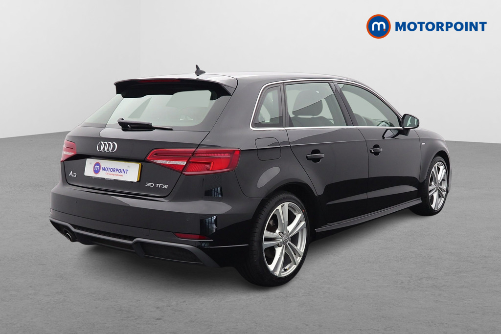 Audi A3 S Line Manual Petrol Hatchback - Stock Number (1555576) - Drivers side rear corner
