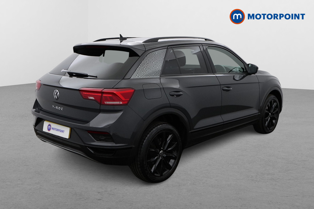 Volkswagen T-Roc Black Edition Automatic Petrol SUV - Stock Number (1556193) - Drivers side rear corner