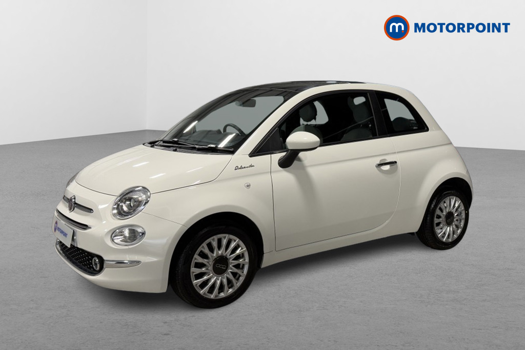 Fiat 500 Dolcevita Manual Petrol-Electric Hybrid Hatchback - Stock Number (1543116) - Passenger side front corner
