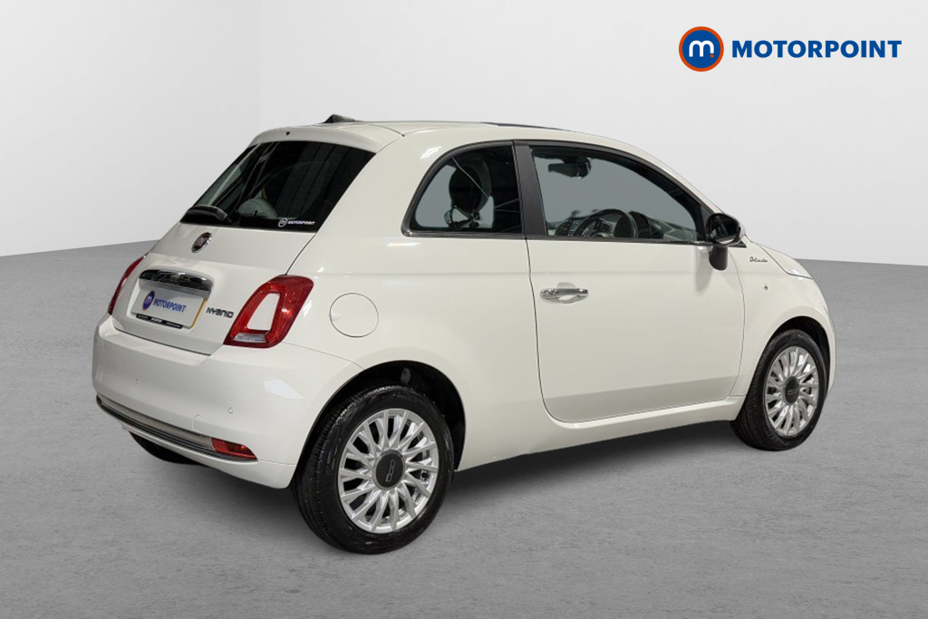 Fiat 500 Dolcevita Manual Petrol-Electric Hybrid Hatchback - Stock Number (1543116) - Drivers side rear corner