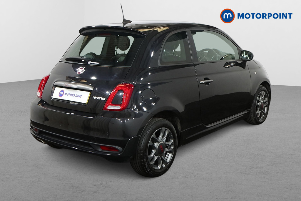 Fiat 500 Sport Manual Petrol-Electric Hybrid Hatchback - Stock Number (1549360) - Drivers side rear corner