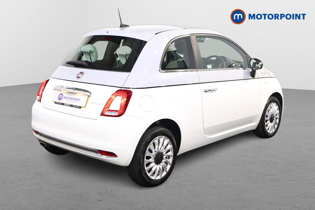 Fiat 500 Dolcevita Manual Petrol-Electric Hybrid Hatchback - Stock Number (1549553) - Drivers side rear corner
