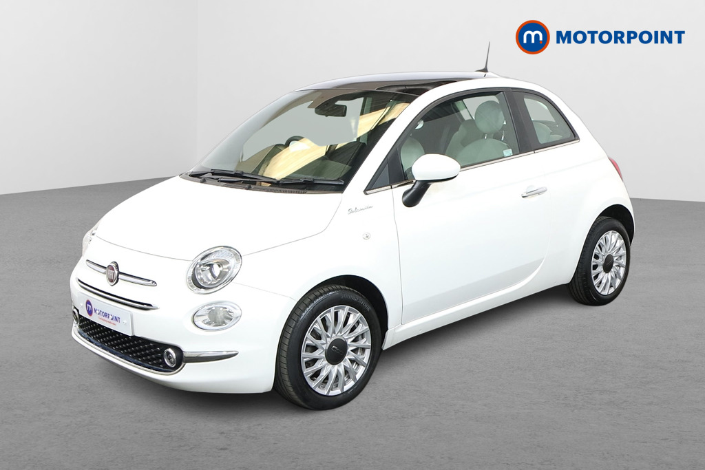 Fiat 500 Dolcevita Manual Petrol-Electric Hybrid Hatchback - Stock Number (1550414) - Passenger side front corner