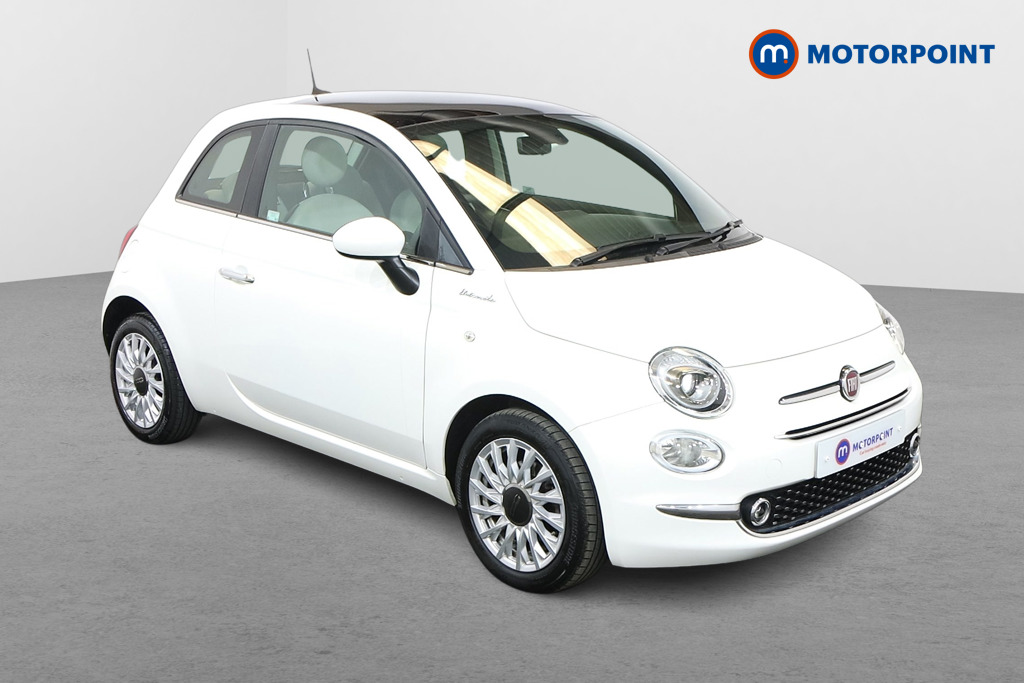 Fiat 500 Dolcevita Manual Petrol-Electric Hybrid Hatchback - Stock Number (1550414) - Drivers side front corner
