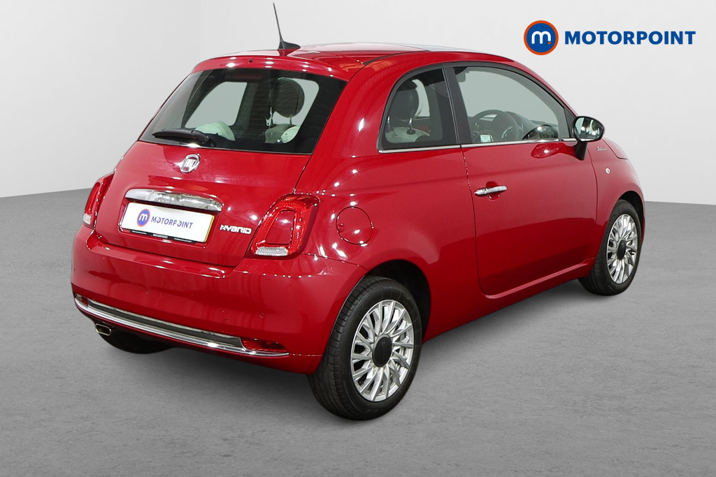 Fiat 500 Dolcevita Manual Petrol-Electric Hybrid Hatchback - Stock Number (1554275) - Drivers side rear corner