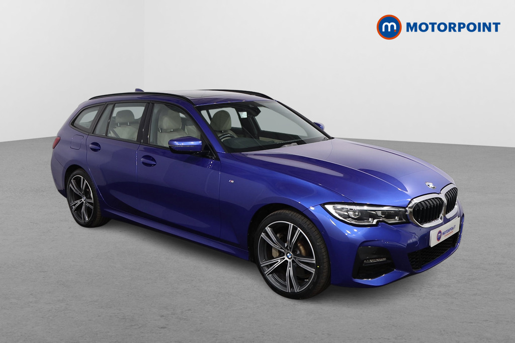 BMW 3 Series M Sport Automatic Petrol Plug-In Hybrid Estate - Stock Number (1554667) - Drivers side front corner
