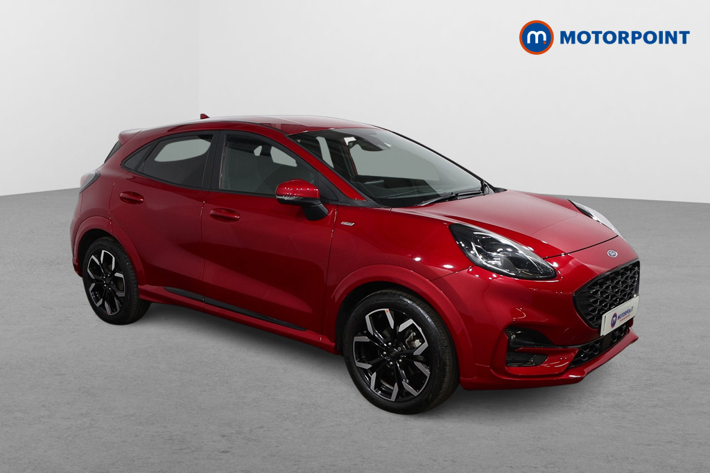 Ford Puma St-Line X Automatic Petrol-Electric Hybrid SUV - Stock Number (1546928) - Drivers side front corner