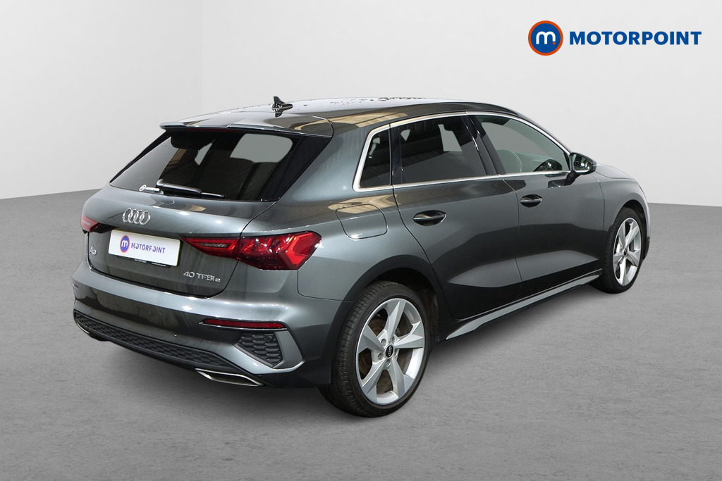 Audi A3 S Line Automatic Petrol Plug-In Hybrid Hatchback - Stock Number (1532637) - Drivers side rear corner
