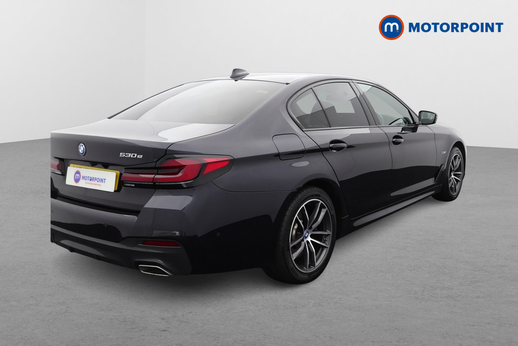 BMW 5 Series M Sport Automatic Petrol Plug-In Hybrid Saloon - Stock Number (1543671) - Drivers side rear corner