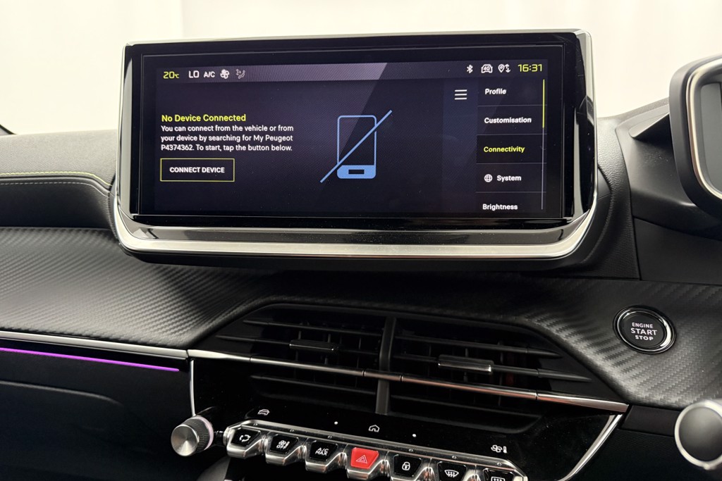 Peugeot 208 GT Automatic Petrol-Electric Hybrid Hatchback - Stock Number (1553635) - 10th supplementary image