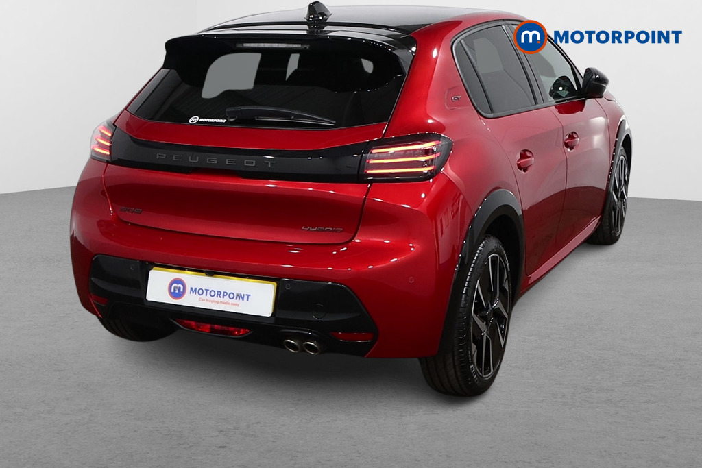 Peugeot 208 GT Automatic Petrol-Electric Hybrid Hatchback - Stock Number (1558256) - Drivers side rear corner