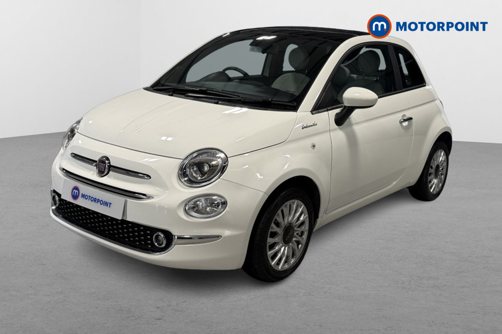 Fiat 500 Dolcevita Manual Petrol-Electric Hybrid Hatchback - Stock Number (1543067) - Passenger side front corner