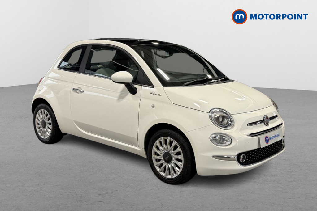 Fiat 500 Dolcevita Manual Petrol-Electric Hybrid Hatchback - Stock Number (1543067) - Drivers side front corner