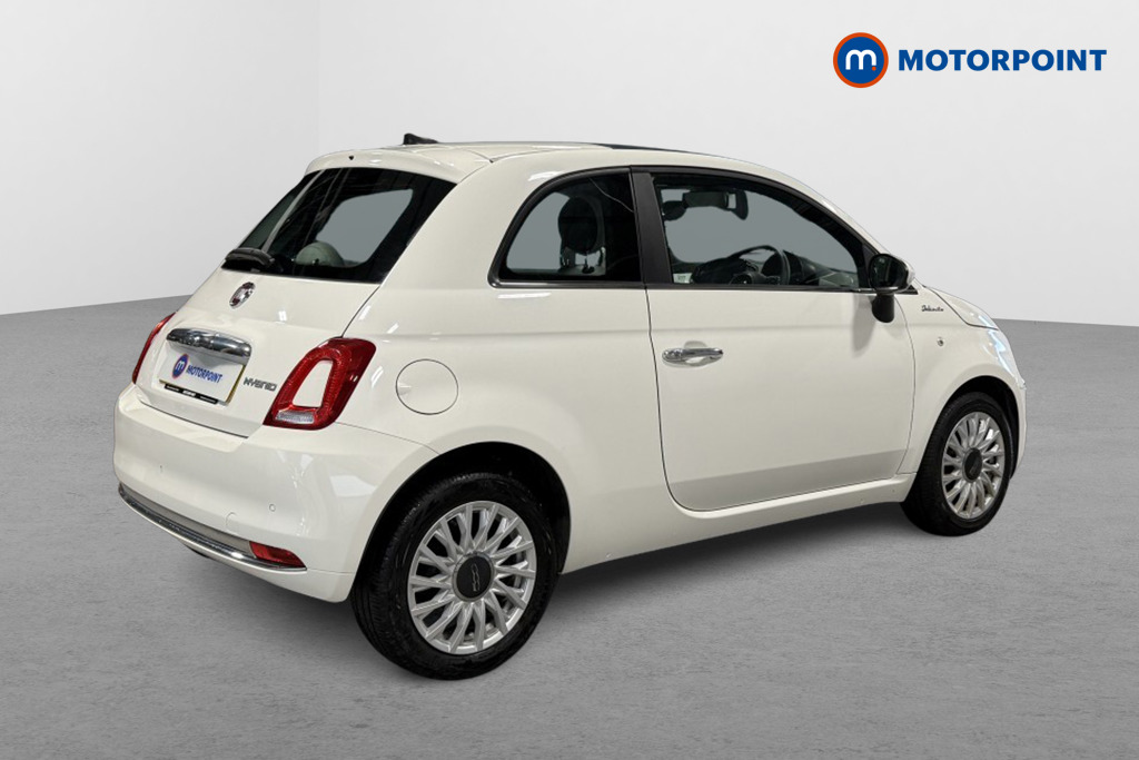 Fiat 500 Dolcevita Manual Petrol-Electric Hybrid Hatchback - Stock Number (1543067) - Drivers side rear corner