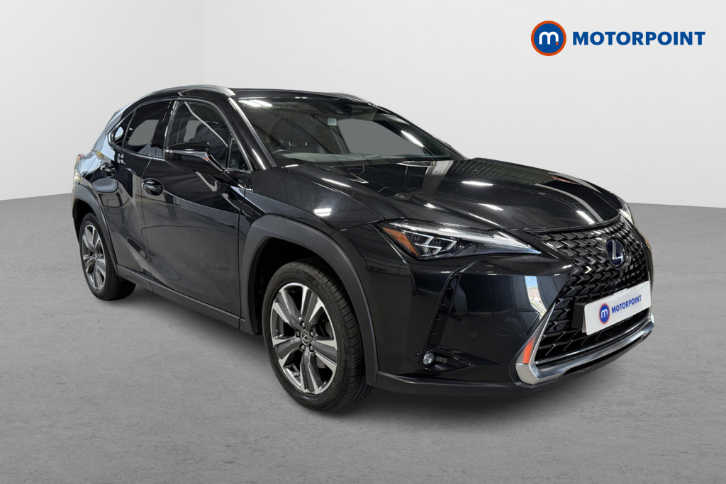 Lexus UX 300E 150Kw 54.3 Kwh 5Dr E-Cvt Takumi Pack Automatic Electric SUV - Stock Number (1543839) - Drivers side front corner