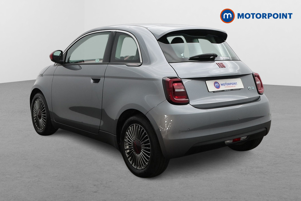 Fiat 500 RED Automatic Electric Hatchback - Stock Number (1553359) - Passenger side rear corner