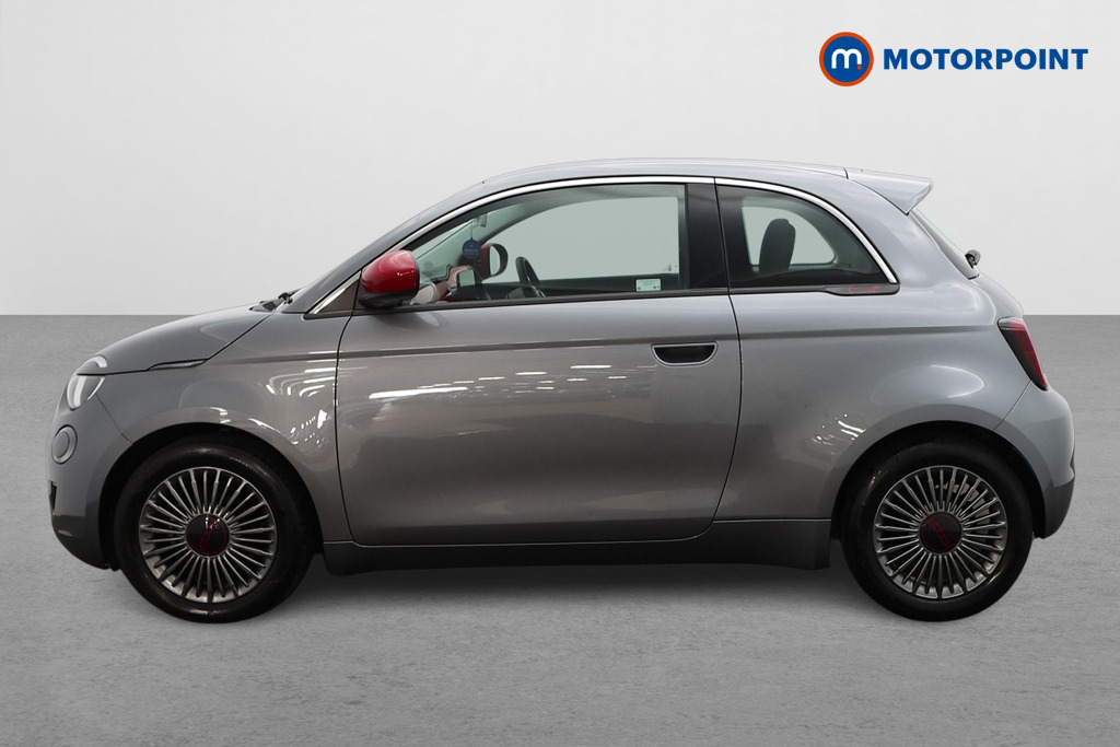 Fiat 500 RED Automatic Electric Hatchback - Stock Number (1553359) - Passenger side