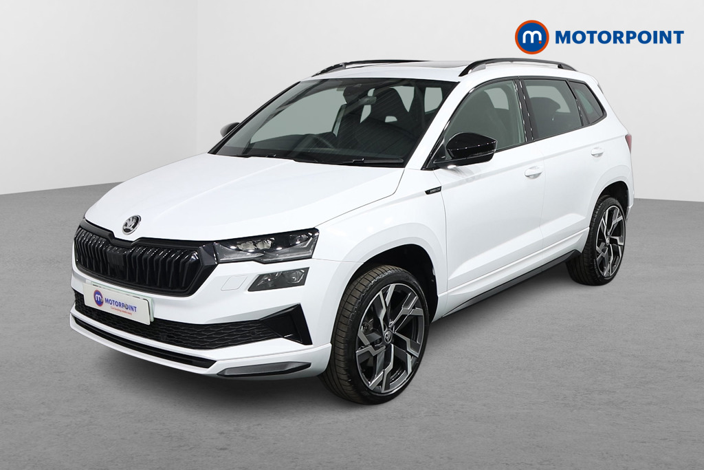 Skoda Karoq Sportline Manual Petrol SUV - Stock Number (1556854) - Passenger side front corner