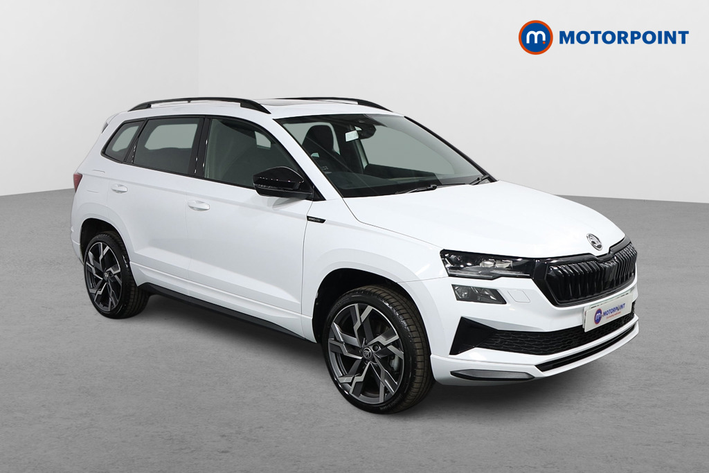 Skoda Karoq Sportline Manual Petrol SUV - Stock Number (1556854) - Drivers side front corner
