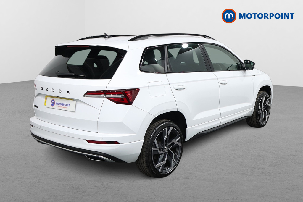 Skoda Karoq Sportline Manual Petrol SUV - Stock Number (1556854) - Drivers side rear corner