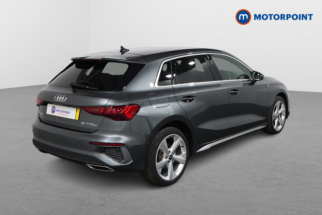 Audi A3 S Line Automatic Petrol Plug-In Hybrid Hatchback - Stock Number (1556999) - Drivers side rear corner