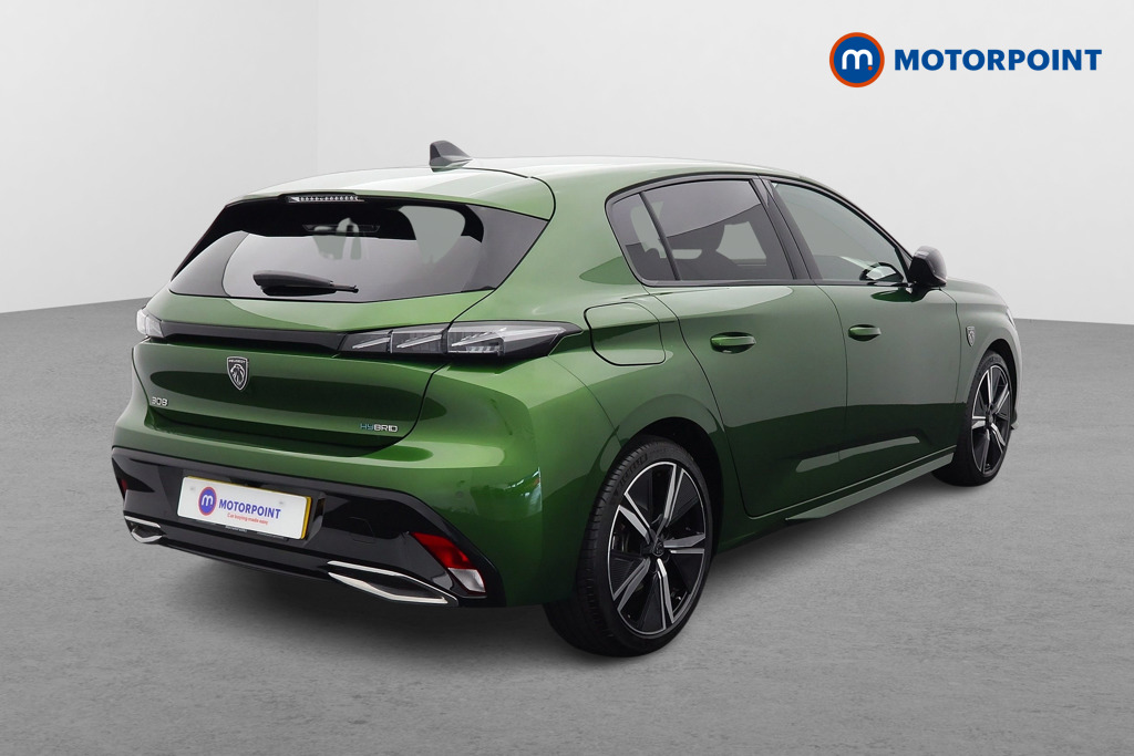 Peugeot 308 GT Automatic Petrol Plug-In Hybrid Hatchback - Stock Number (1558664) - Drivers side rear corner