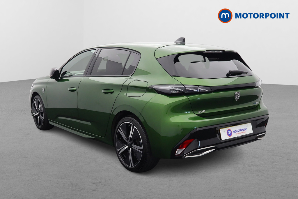 Peugeot 308 GT Automatic Petrol Plug-In Hybrid Hatchback - Stock Number (1558664) - Passenger side rear corner