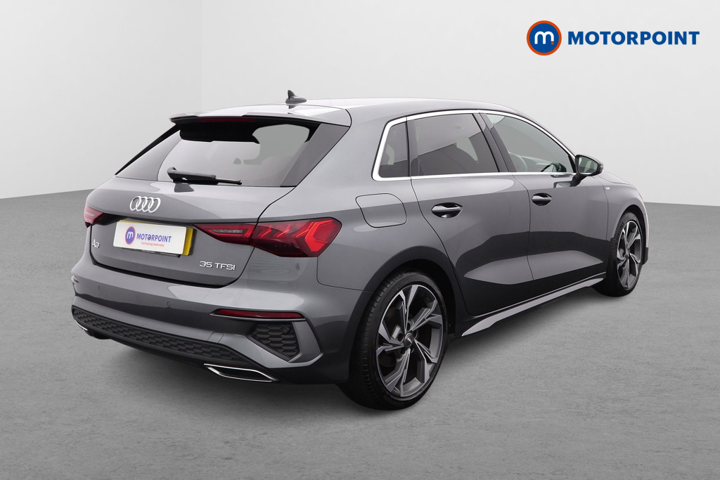 Audi A3 S Line Manual Petrol Hatchback - Stock Number (1553755) - Drivers side rear corner