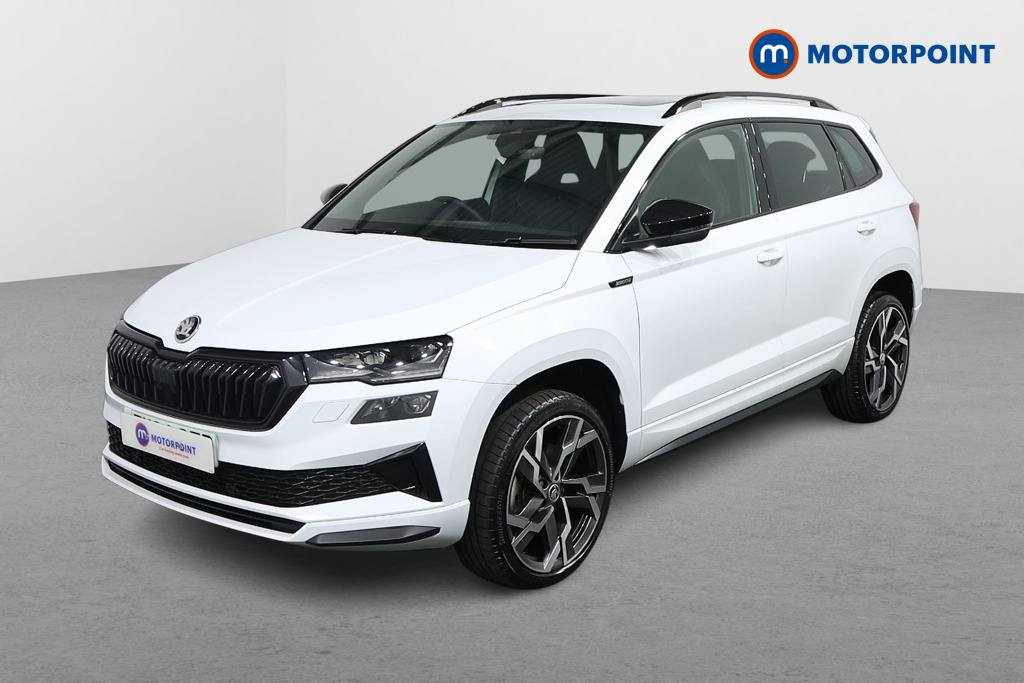 Skoda Karoq Sportline Manual Petrol SUV - Stock Number (1556850) - Passenger side front corner