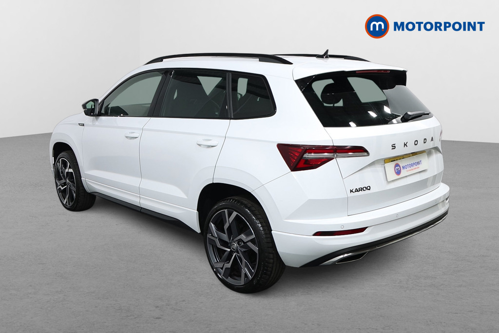 Skoda Karoq Sportline Manual Petrol SUV - Stock Number (1556850) - Passenger side rear corner