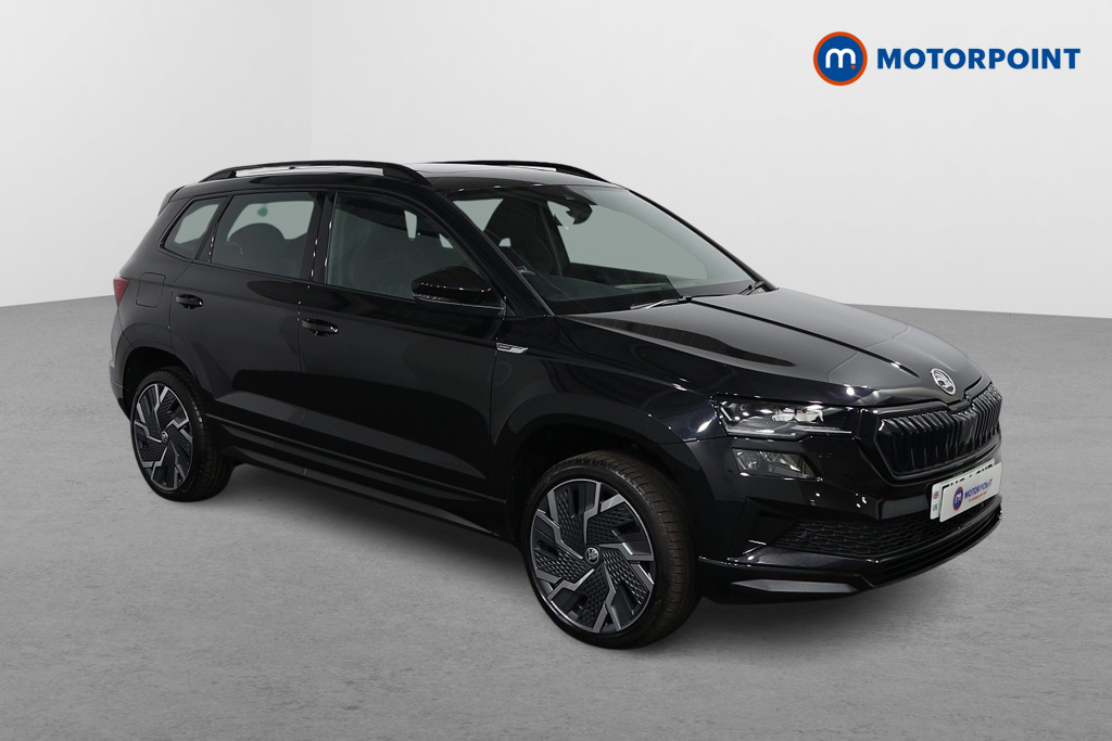 Skoda Karoq Sportline Manual Petrol SUV - Stock Number (1556857) - Drivers side front corner