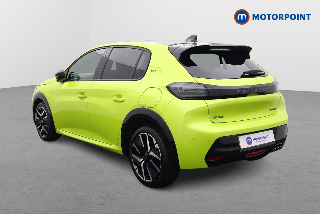 Peugeot 208 GT Automatic Petrol-Electric Hybrid Hatchback - Stock Number (1558670) - Passenger side rear corner