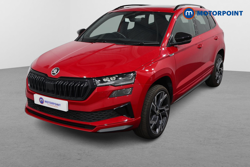 Skoda Karoq Sportline Automatic Petrol SUV - Stock Number (1557421) - Passenger side front corner