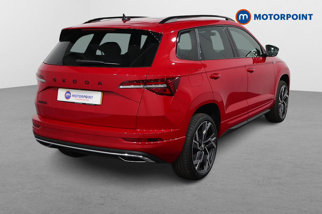 Skoda Karoq Sportline Automatic Petrol SUV - Stock Number (1557421) - Drivers side rear corner
