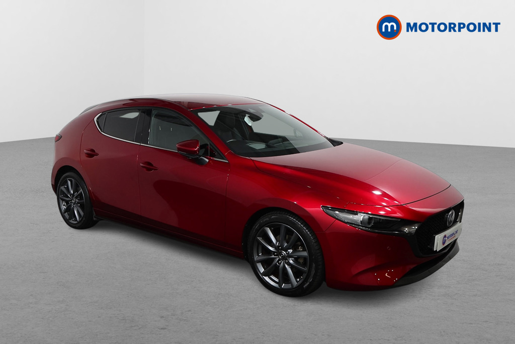 Mazda 3 Gt Sport Manual Petrol-Electric Hybrid Hatchback - Stock Number (1559603) - Drivers side front corner