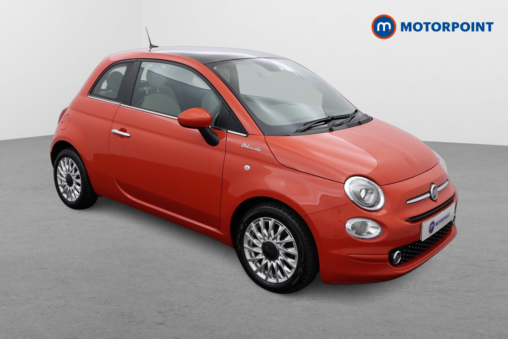 Fiat 500 Dolcevita Manual Petrol-Electric Hybrid Hatchback - Stock Number (1543197) - Drivers side front corner