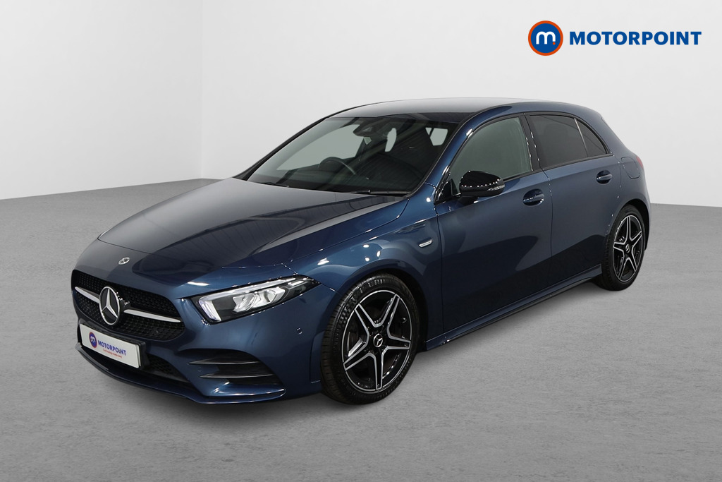 Mercedes-Benz A Class Amg Line Executive Edition Automatic Petrol Hatchback - Stock Number (1552373) - Passenger side front corner
