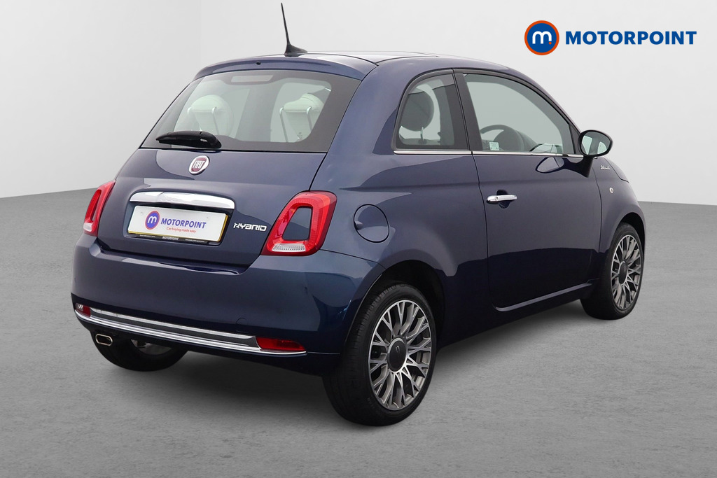 Fiat 500 Dolcevita Plus Manual Petrol-Electric Hybrid Hatchback - Stock Number (1558119) - Drivers side rear corner