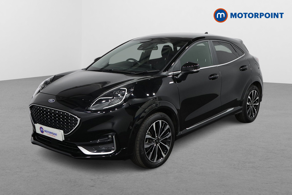 Ford Puma St-Line Vignale Automatic Petrol-Electric Hybrid SUV - Stock Number (1558796) - Passenger side front corner
